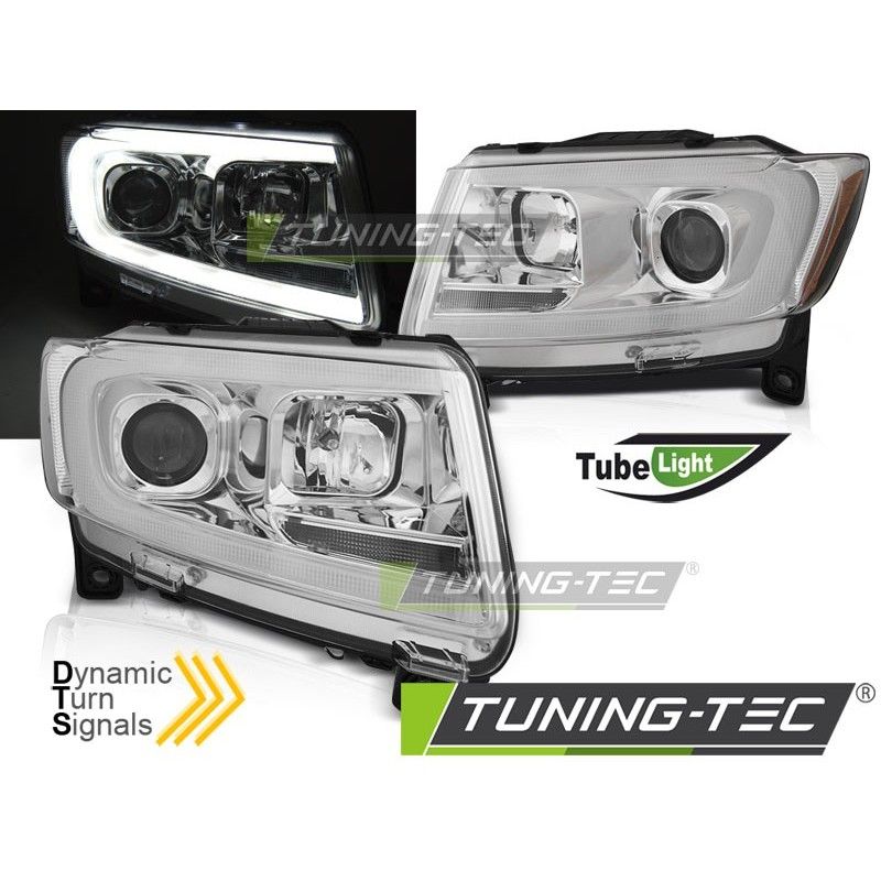 CHRYSLER JEEP GRAND CHEROKEE 11-13 CHROME TUBE LIGHT SEQ, Eclairage Jeep