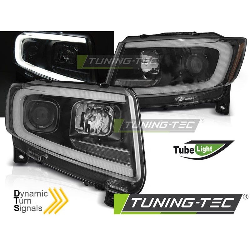 CHRYSLER JEEP GRAND CHEROKEE 11-13 BLACK TUBE LIGHT SEQ, Eclairage Jeep