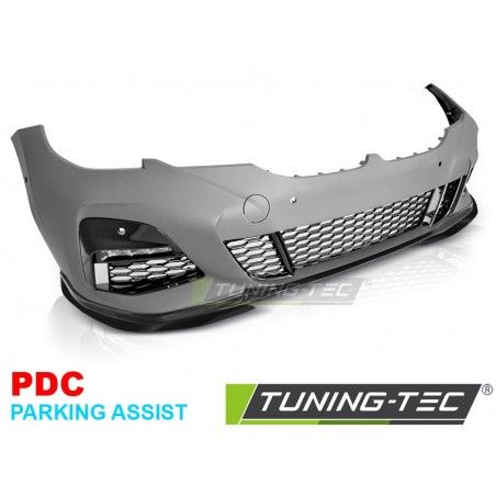 FRONT BUMPER PERFORMANCE STYLE PDC AP GLOSSY BLACK fits BMW G20/G21 19-22, KIT CARROSSERIE
