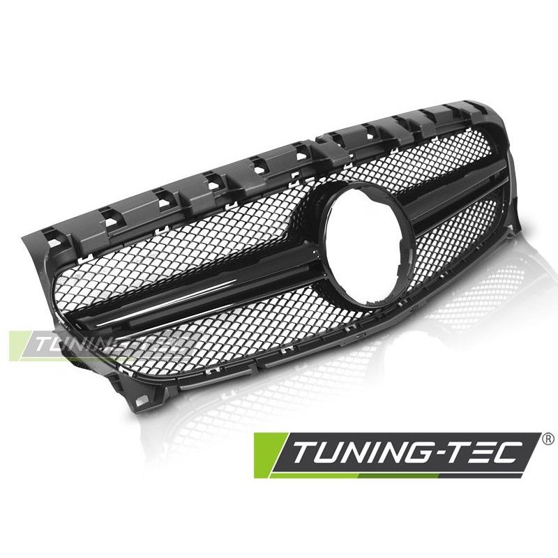 GRILL GLOSSY BLACK SPORT STYLE fits MERCEDES CLA W117 13-19, Eclairage Mercedes