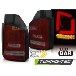 LED BAR TAIL LIGHTS RED SMOKE SEQ fits VW T6 15-19 TR, Nouveaux produits tuning-tec