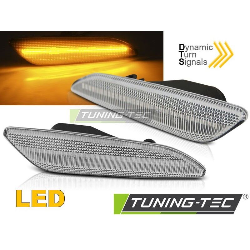 SIDE DIRECTION WHITE LED SEQ fits ALFA ROMEO 156/147 05-10 / FIAT TIPO 15- , Nouveaux produits tuning-tec