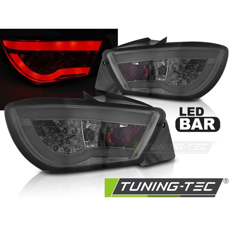 LED BAR TAIL LIGHTS SMOKE fits SEAT IBIZA 6J 3D 06.08-12, Nouveaux produits tuning-tec