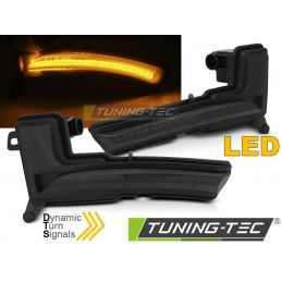 SIDE DIRECTION IN THE MIRROR SMOKE LED SEQ fits RENAULT CLIO IV 16-19, Nouveaux produits tuning-tec