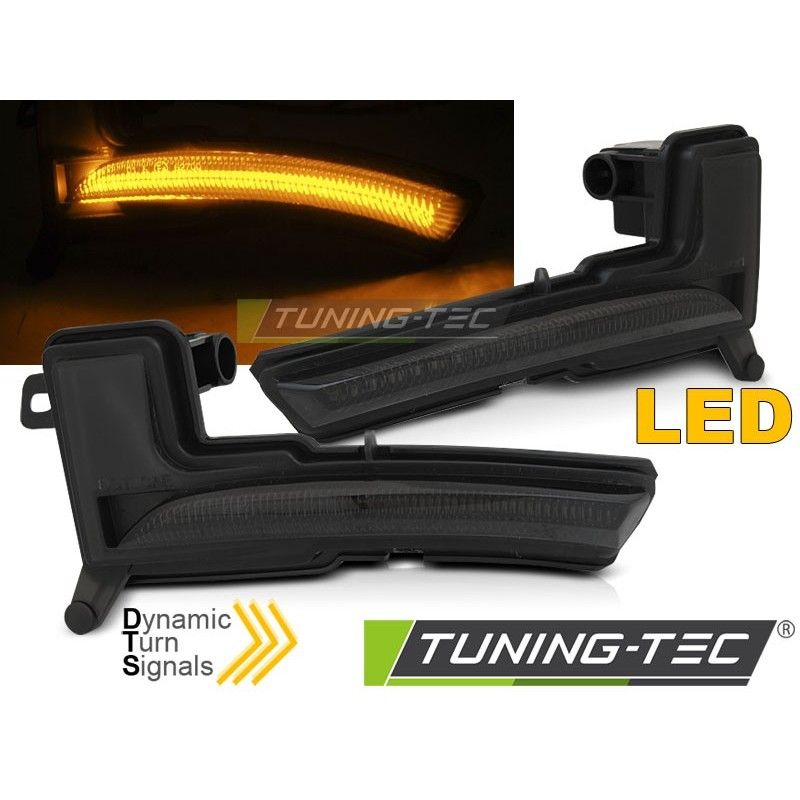 SIDE DIRECTION IN THE MIRROR SMOKE LED SEQ fits RENAULT CLIO IV 16-19, Nouveaux produits tuning-tec
