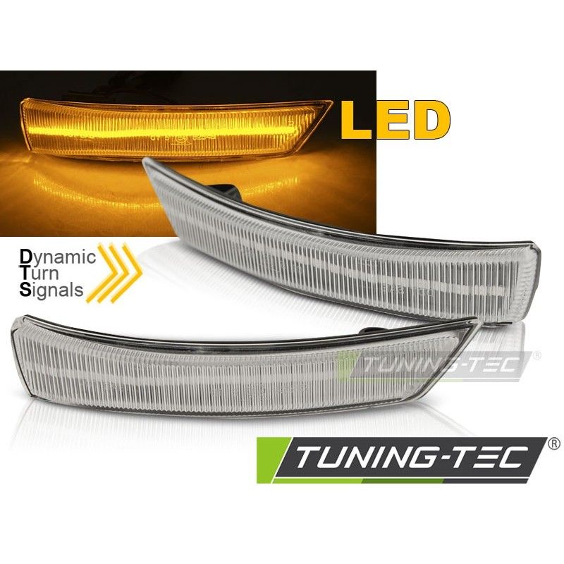 FORD FOCUS MK2 MK3 08-17/ MONDEO MK4 10-14 SEQ LED WHITE, Nouveaux produits tuning-tec