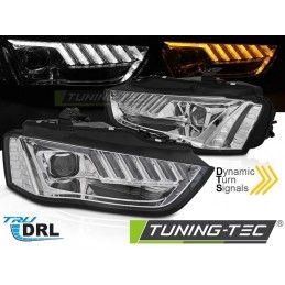 XENON HEADLIGHTS LED CHROME SEQ fits AUDI A4 B8 12-15, Nouveaux produits tuning-tec