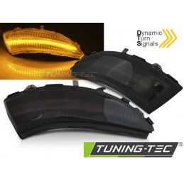 SIDE DIRECTION IN THE MIRROR SMOKE LED SEQ fits RENAULT CLIO IV 12-16, Nouveaux produits tuning-tec