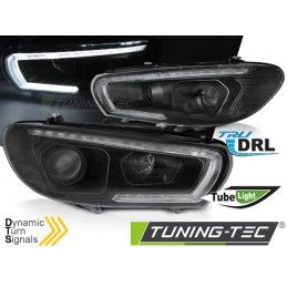 HEADLIGHTS TUBE SEQ LED BLACK fits VW SCIROCCO 08-04.14, Nouveaux produits tuning-tec