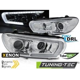 XEONON HEADLIGHTS TUBE SEQ LED CHROME fits VW SCIROCCO 08-04.14, Nouveaux produits tuning-tec