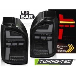 LED BAR TAIL LIGHTS BLACK SMOKE SEQ fits VW T6.1 20- OEM BULB, Nouveaux produits tuning-tec