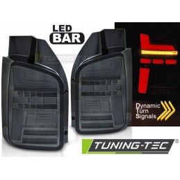 LED BAR TAIL LIGHTS SMOKE SEQ fits VW T6.1 20- OEM BULB, Nouveaux produits tuning-tec