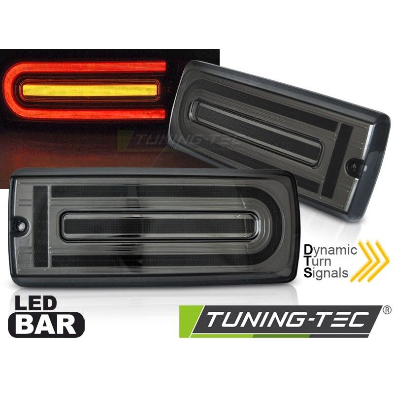 LED BAR TAIL LIGHTS SMOKE fits MERCEDES W463 G-CLASS 90-18, Nouveaux produits tuning-tec