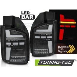 LED BAR TAIL LIGHTS BLACK SEQ fits VW T5 10-15, Nouveaux produits tuning-tec