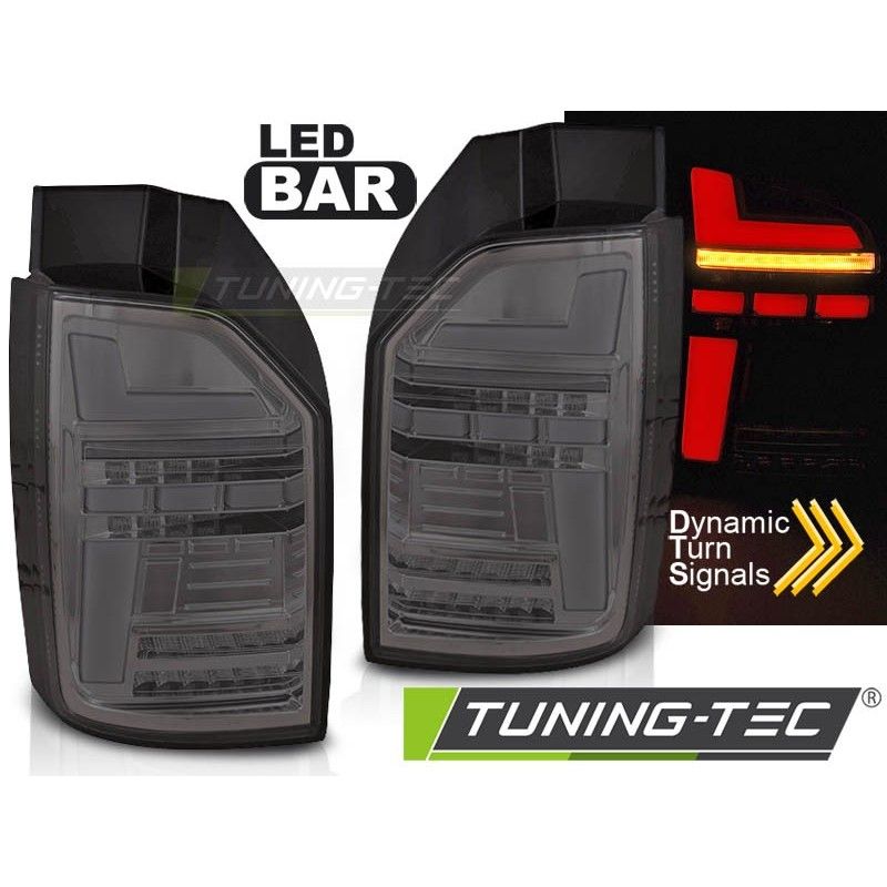 LED BAR TAIL LIGHTS SMOKE SEQ fits VW T6 15-19 OEM BULB, Nouveaux produits tuning-tec