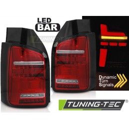 LED BAR TAIL LIGHTS RED WHITE SEQ fits VW T6 15-19 OEM BULB, Nouveaux produits tuning-tec