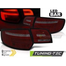 LED BAR TAIL LIGHTS RED SMOKE SEQ fits AUDI A3 8P 5D 08-12, Nouveaux produits tuning-tec