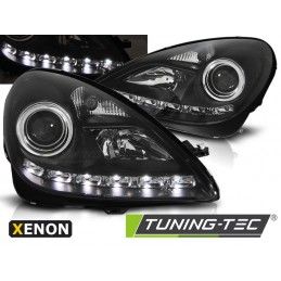 XENON HEADLIGHTS DAYLIGHT BLACK fits MERCEDES R171 SLK 04-11, Nouveaux produits tuning-tec