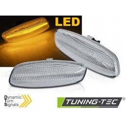 SIDE DIRECTION IN THE MIRROR WHITE LED SEQ fits PEUGEOT 207 308 3008 5008 CITROEN C3 C4 C5, Nouveaux produits tuning-tec