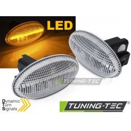 SIDE DIRECTION WHITE LED SEQ fits PEUGEOT 107 206 307 CITROEN C1 C2 C3 C4, Nouveaux produits tuning-tec