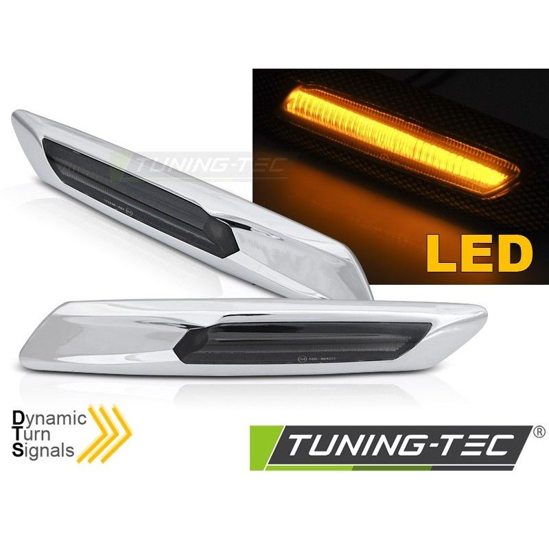 SIDE DIRECTION SILVER SMOKE SEQ LED fits BMW F10/F11 10-13, Nouveaux produits tuning-tec