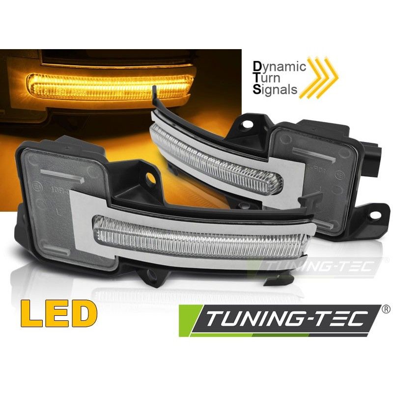 SIDE DIRECTION IN THE MIRROR WHITE LED SEQ fits HONDA CIVIC X 16-21, Nouveaux produits tuning-tec