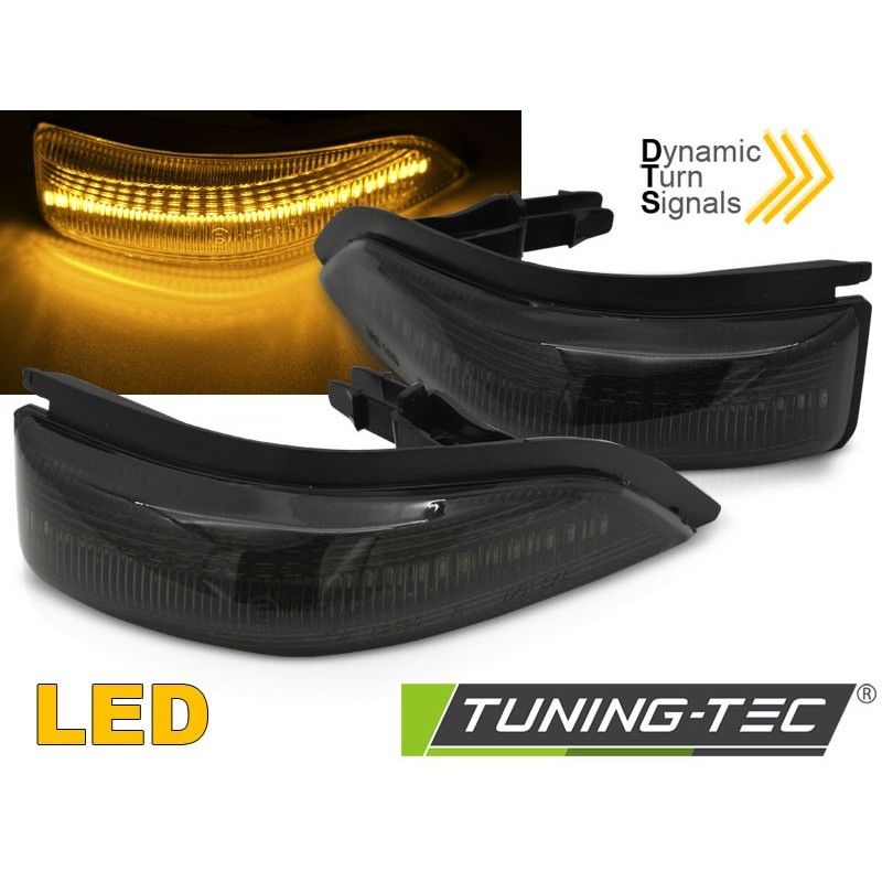 SIDE DIRECTION IN THE MIRROR SMOKE LED fits TOYOTA YARIS III 11-19, Nouveaux produits tuning-tec