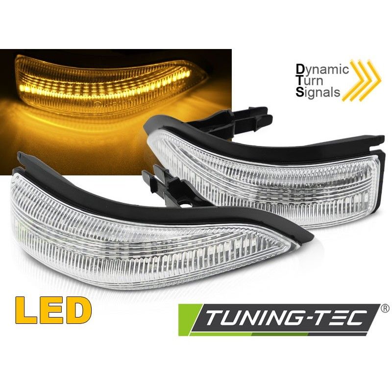 SIDE DIRECTION IN THE MIRROR WHITE LED fits TOYOTA YARIS III 11-19, Nouveaux produits tuning-tec