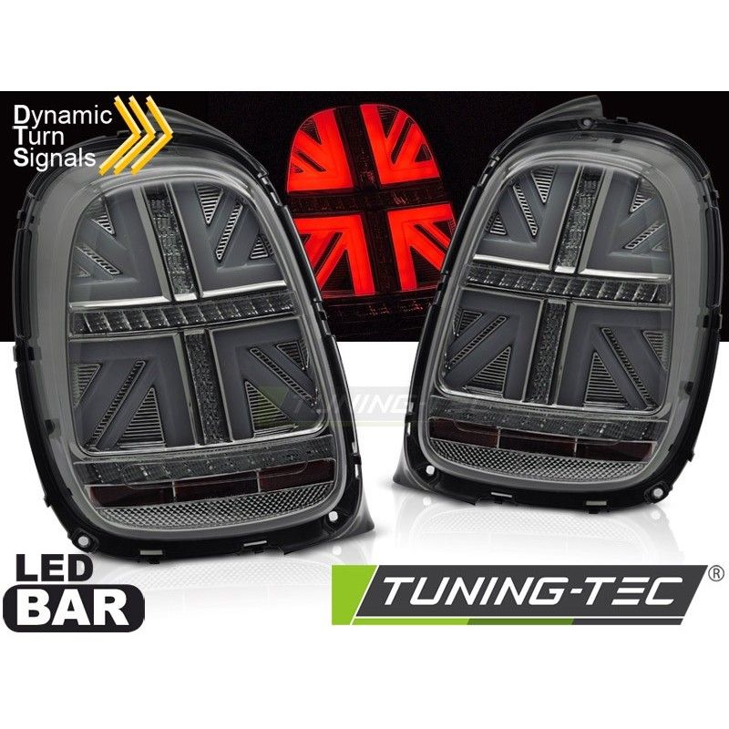 LED TAIL LIGHTS SMOKE SEQ fits MINI COOPER F55 F56 F57 14-17 6-PIN, Nouveaux produits tuning-tec