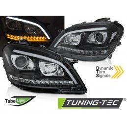 HEADLIGHTS TUBE LIGHT BLACK SEQ fits MERCEDES W164 ML M-KLASA 09-11, Nouveaux produits tuning-tec