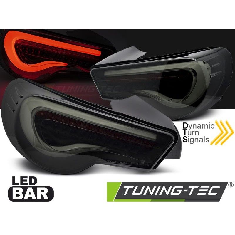 TOYOTA GT86 12-21 LED BAR BLACK SMOKE WHITE SEQ, Nouveaux produits tuning-tec