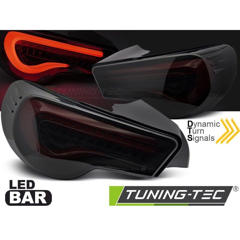 TOYOTA GT86 12-21 LED BAR BLACK SMOKE RED SEQ, Nouveaux produits tuning-tec