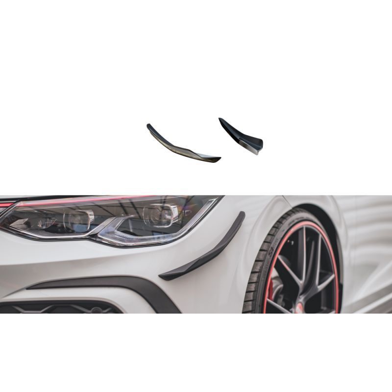 Maxton Front Bumper Wings (Canards) Volkswagen Golf 8 GTI , MAXTON DESIGN