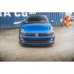 Maxton Racing Durability Front Splitter Volkswagen Polo GTI Mk6 Black, MAXTON DESIGN