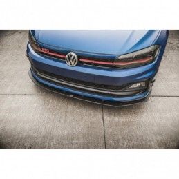 Maxton Racing Durability Front Splitter Volkswagen Polo GTI Mk6 Black, MAXTON DESIGN