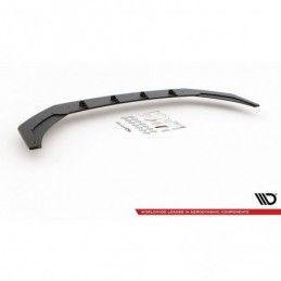 Maxton Racing Durability Front Splitter Volkswagen Polo GTI Mk6 Black-Red, MAXTON DESIGN