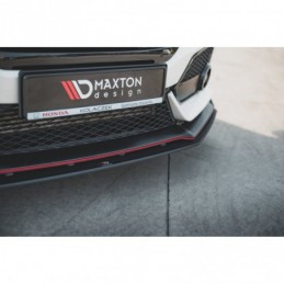 Maxton Racing Durability Front Splitter V.2 Honda Civic X Type-R Black-Red, MAXTON DESIGN