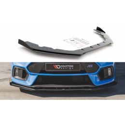 Maxton Racing Durability Front Splitter + Flaps Ford Focus RS Mk3 Black + Gloss Flaps , MAXTON DESIGN