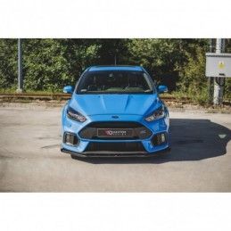 Maxton Racing Durability Front Splitter + Flaps Ford Focus RS Mk3 Black + Gloss Flaps , MAXTON DESIGN