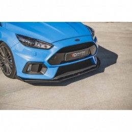 Maxton Racing Durability Front Splitter + Flaps Ford Focus RS Mk3 Black + Gloss Flaps , MAXTON DESIGN