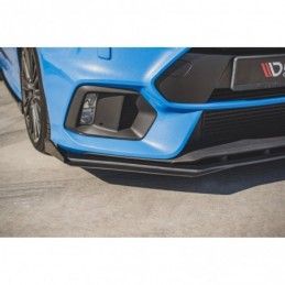 Maxton Racing Durability Front Splitter + Flaps Ford Focus RS Mk3 Black + Gloss Flaps , MAXTON DESIGN