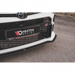 Maxton Racing Durability Front Splitter Toyota GR Yaris Mk4 Black-Red, MAXTON DESIGN