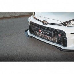 Maxton Racing Durability Front Splitter + Flaps Toyota GR Yaris Mk4 Black + Gloss Flaps , MAXTON DESIGN