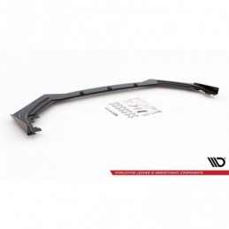 Maxton Racing Durability Front Splitter + Flaps Toyota GR Yaris Mk4 Black + Gloss Flaps , MAXTON DESIGN