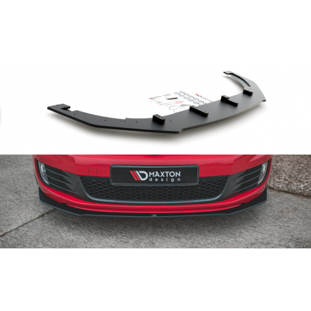 Maxton Racing Durability Front Splitter V.3 Volkswagen Golf GTI Mk6 Black, MAXTON DESIGN