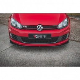 Maxton Racing Durability Front Splitter V.3 Volkswagen Golf GTI Mk6 Black-Red, MAXTON DESIGN