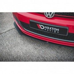 Maxton Racing Durability Front Splitter V.3 Volkswagen Golf GTI Mk6 Black-Red, MAXTON DESIGN