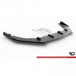 Maxton Racing Durability Front Splitter V.3 + Flaps Volkswagen Golf GTI Mk6 Black-Red + Gloss Flaps, MAXTON DESIGN