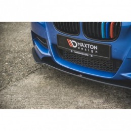 Maxton Racing Durability Front Splitter BMW M135i F20 Black, MAXTON DESIGN