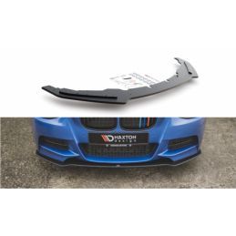 Maxton Racing Durability Front Splitter BMW M135i F20 Black-Red, MAXTON DESIGN